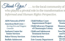 Zoom image: Thank You! . . .to the local community of agencies who played a pivotal role in the transformation 
