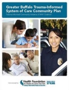 Cover page of the Greater Buffalo Trauma-Informed System of Care Community Plan. 