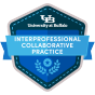 Interprofessional collaborative practice micro-credential badge. 