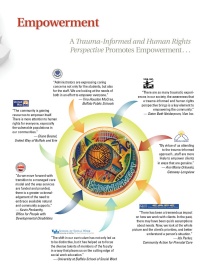 Zoom image: Trauma-informed and human rights perspectives promote empowerment 