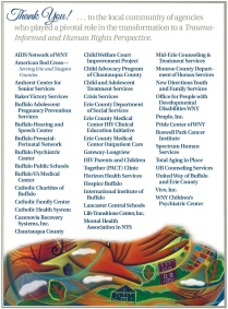 Zoom image: Thank you to the local community of agencies who played a pivotal role in the transformation 