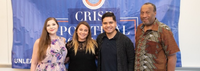 UB students at CRSIP political bootcamp. 