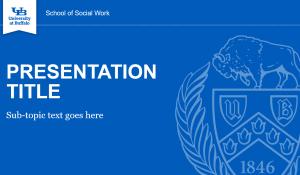 Cover page for the formal template. 
