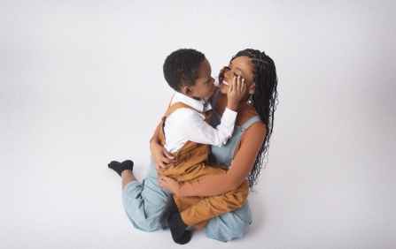 Adriana Ragland and son TJ. 