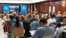 Audience's view of the Moynihan report event.