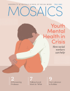 cover of Mosaics magazine. 