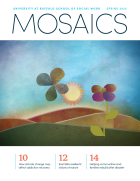 spring 2025 cover of Mosaics. 