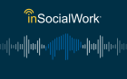 podcast logo, inSocialWork.org. 