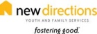 Logo of New Directions Youth and Family Services. 