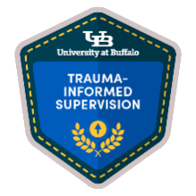 Trauma-Informed Supervision Microcredential Badge.