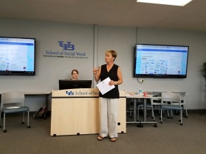 Sue Green during Advanced Collaborative Training. 