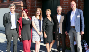 ITTIC team (in the middle) with representatives from Switzerland and Germany.