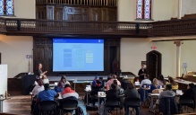 S. Koury and S. Green training at Evergreen Health. 