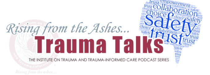 Trauma Talks logo. 