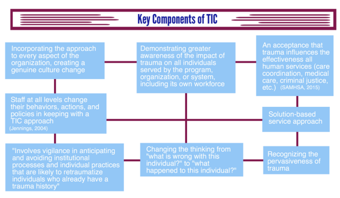 Zoom image: Key Components of Trauma-Informed Care